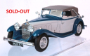 EVR208 Delage D8 S 1/43 cabriolet Fernandez et Darrin 1933 fermée