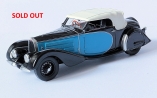 EVR222 Bugatti T57 Stelvio 1/43 cabriolet sn 57406 1936 Jacques Dufilho version originale