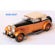EVR212f Delage D8S Figoni 1/43 Maharaja de Holkar 1930 fermée, couleur orange métallisé.