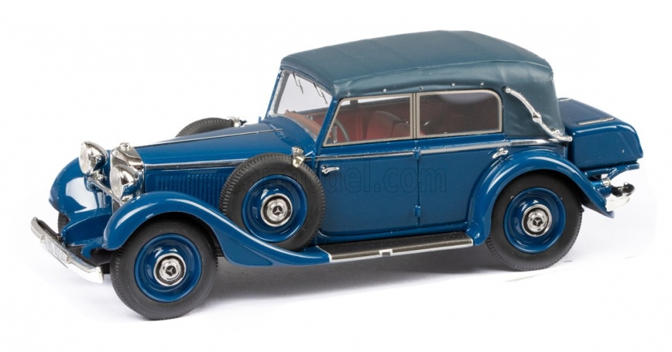 EMEU43043B Mercedes-Benz 290 W18 Cabriolet D de 1933-36 Empattement Court fermé bleu