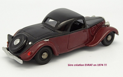 EVR249 CITROËN 11BL Tonneline 1938 sn 407485 ouverte 1/43
