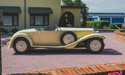 EVR271 : Delage D8S roadster Pourtout 1932 ouverte