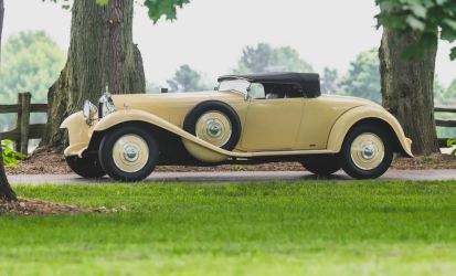 EVR272 : Delage D8S roadster Pourtout 1932 fermée