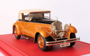 EVR212f Delage D8S Figoni 1/43 Maharaja de Holkar 1930 fermée, couleur orange métallisé.