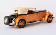EVR212f Delage D8S Figoni 1/43 Maharaja de Holkar 1930 fermée, couleur orange métallisé.