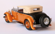 EVR212f Delage D8S Figoni 1/43 Maharaja de Holkar 1930 fermée, couleur orange métallisé.