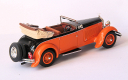 EVR212o Delage D8S Figoni 1/43 Maharaja de Holkar 1930 ouverte, couleur orange.