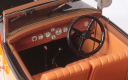 EVR212o Delage D8S Figoni 1/43 Maharaja de Holkar 1930 ouverte, couleur orange.