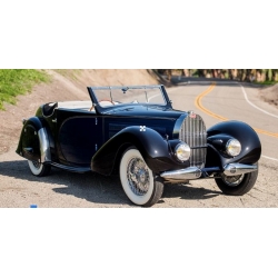 EVR221 Bugatti T57 Stelvio 1/43 cabriolet sn 57406 1936 Jacques Dufilho version restaurée
